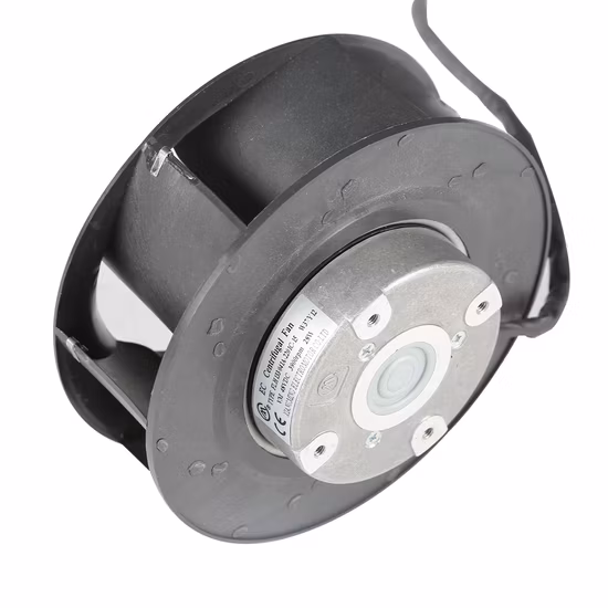 Sopladores Ventiladores centrífugos de CA de 220 mm curvados hacia atrás, rodamientos de bolas, CCC, (K