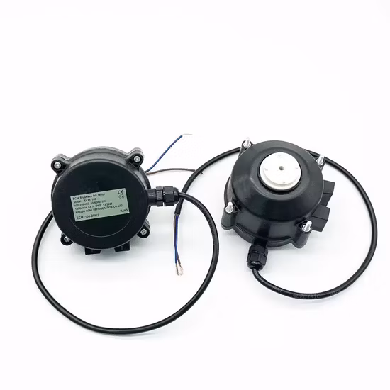Ecm 7108 7112 7120 Motor Ec Motor de ventilador eléctrico de poste sombreado para congelador