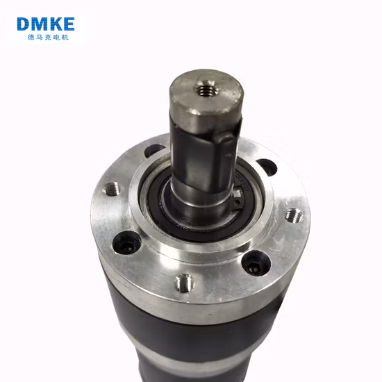 Dmke Caja de engranajes planetarios de alta precisión personalizada 100W 24V 57mm BLDC Brushleed DC EC Motor para robot de limpieza de paneles solares