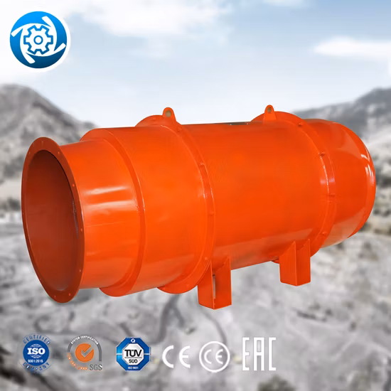 Sdf12.5# 2X75kw Ventilador de túnel / Ventilador de tubería de alta presión / Suministro puntual